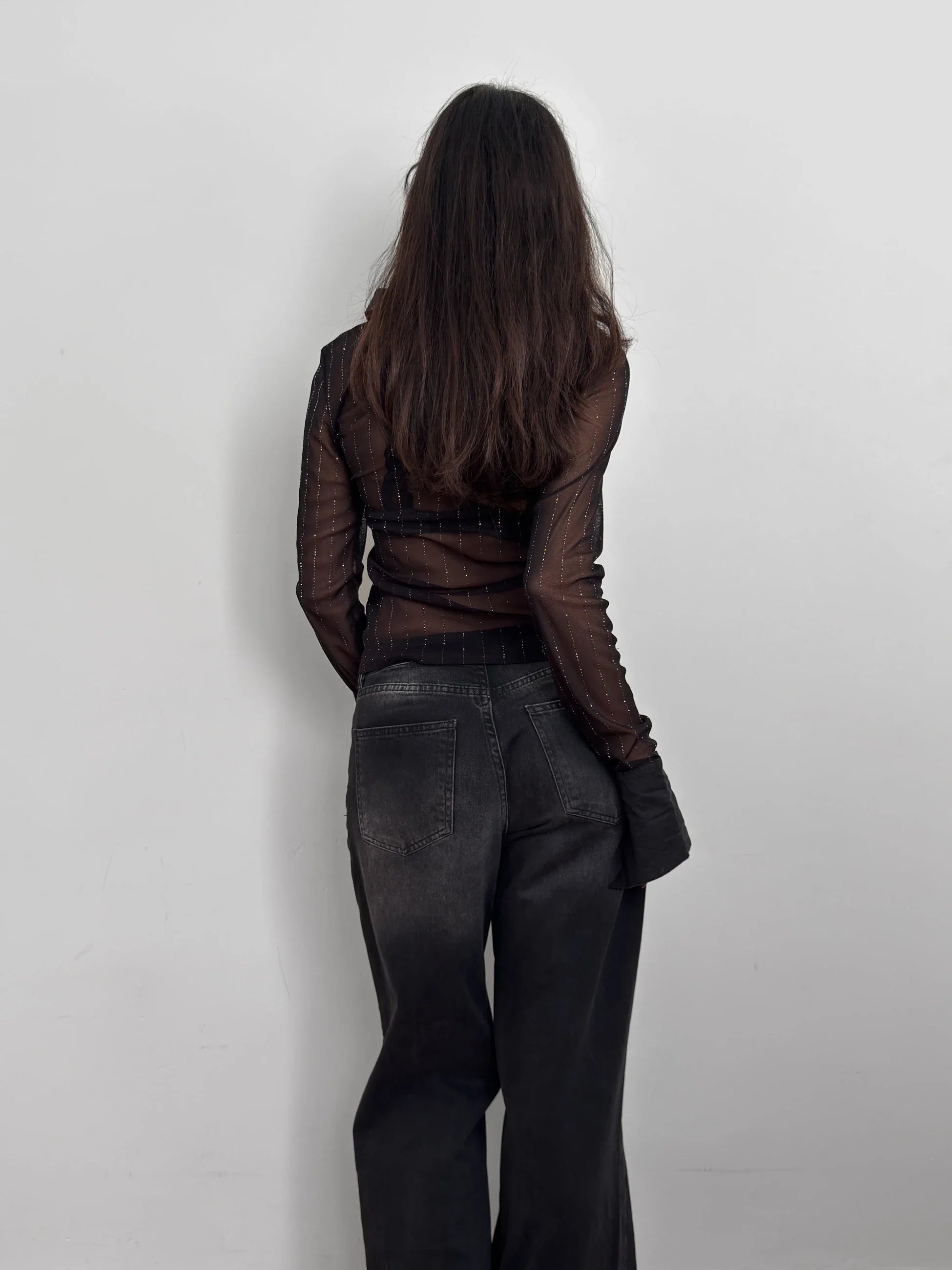 Shimmer Tulle Shirt