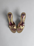 Butterfly Heeled Mules
