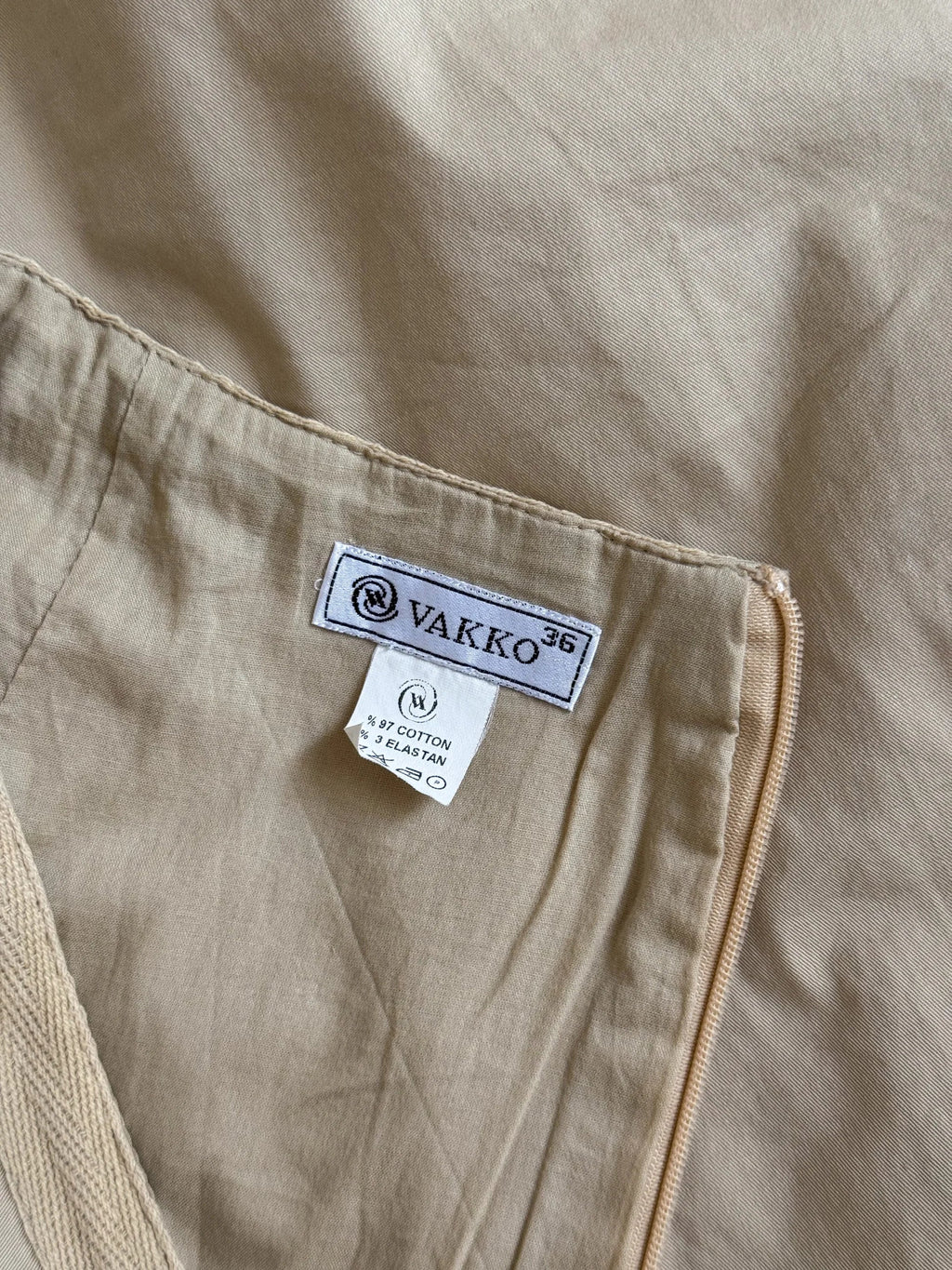 Vakko Draped Skirt
