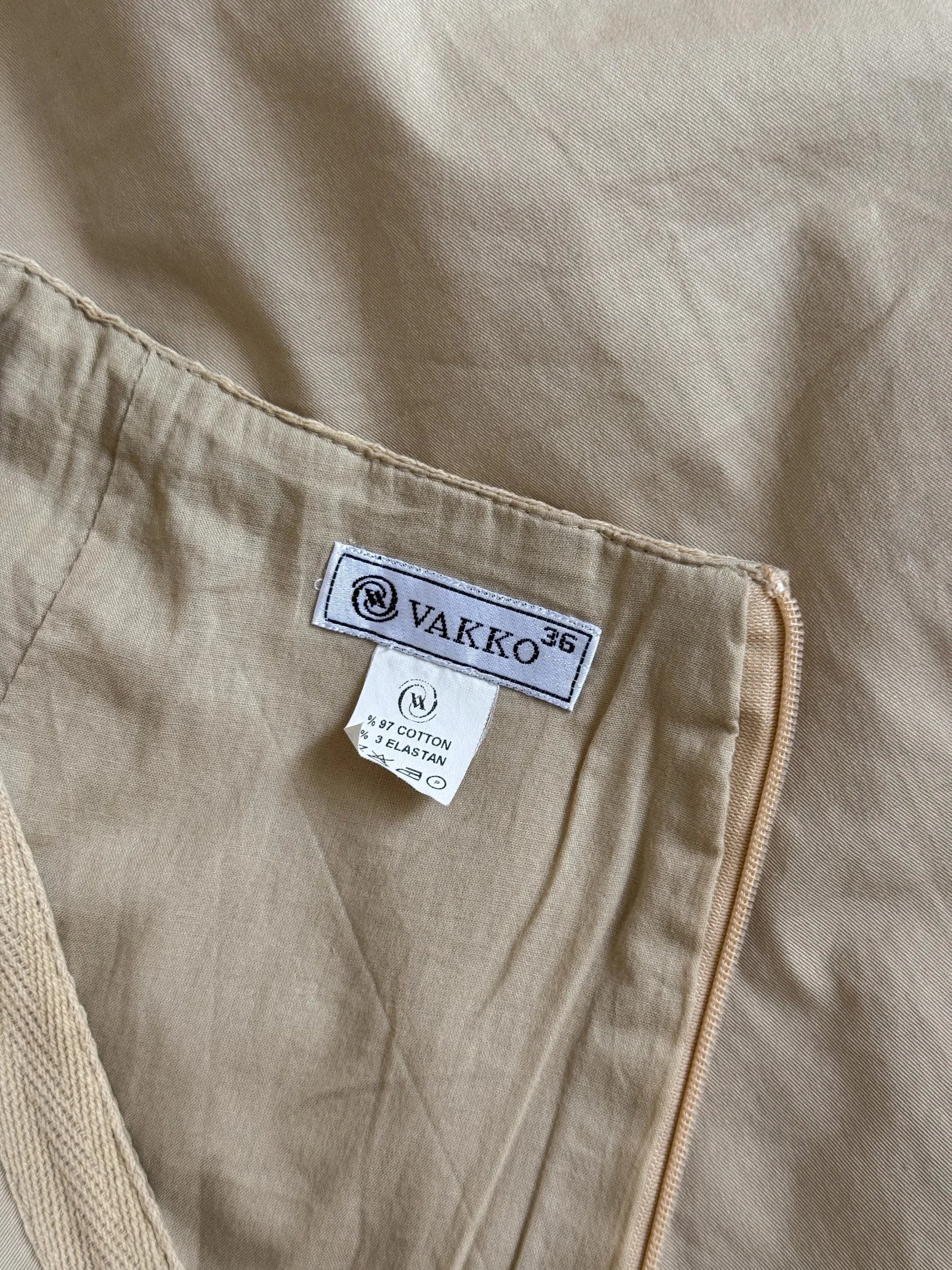 Vakko Draped Skirt