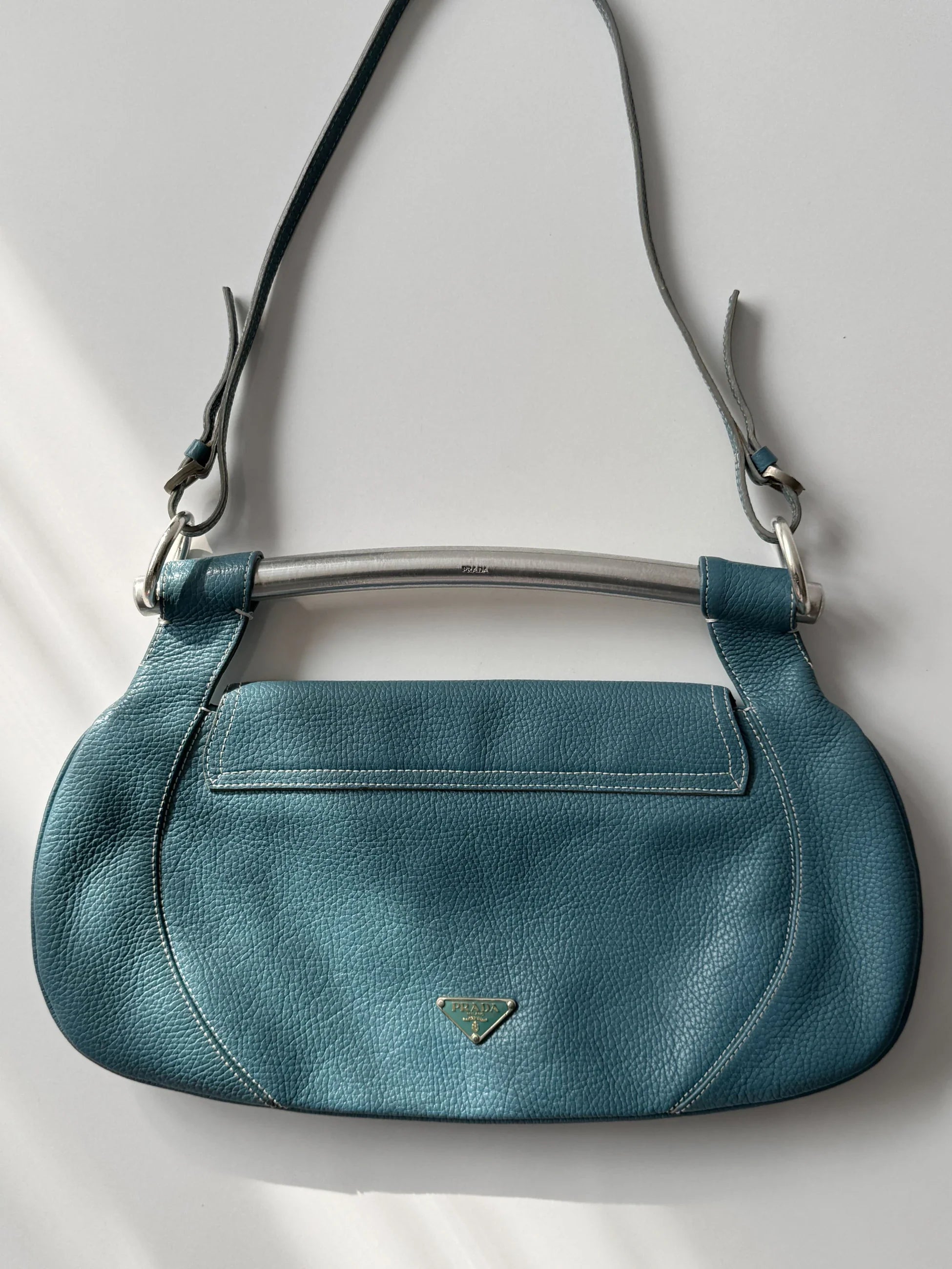 Blue Prada Bag