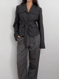 Grey Wool Blazer