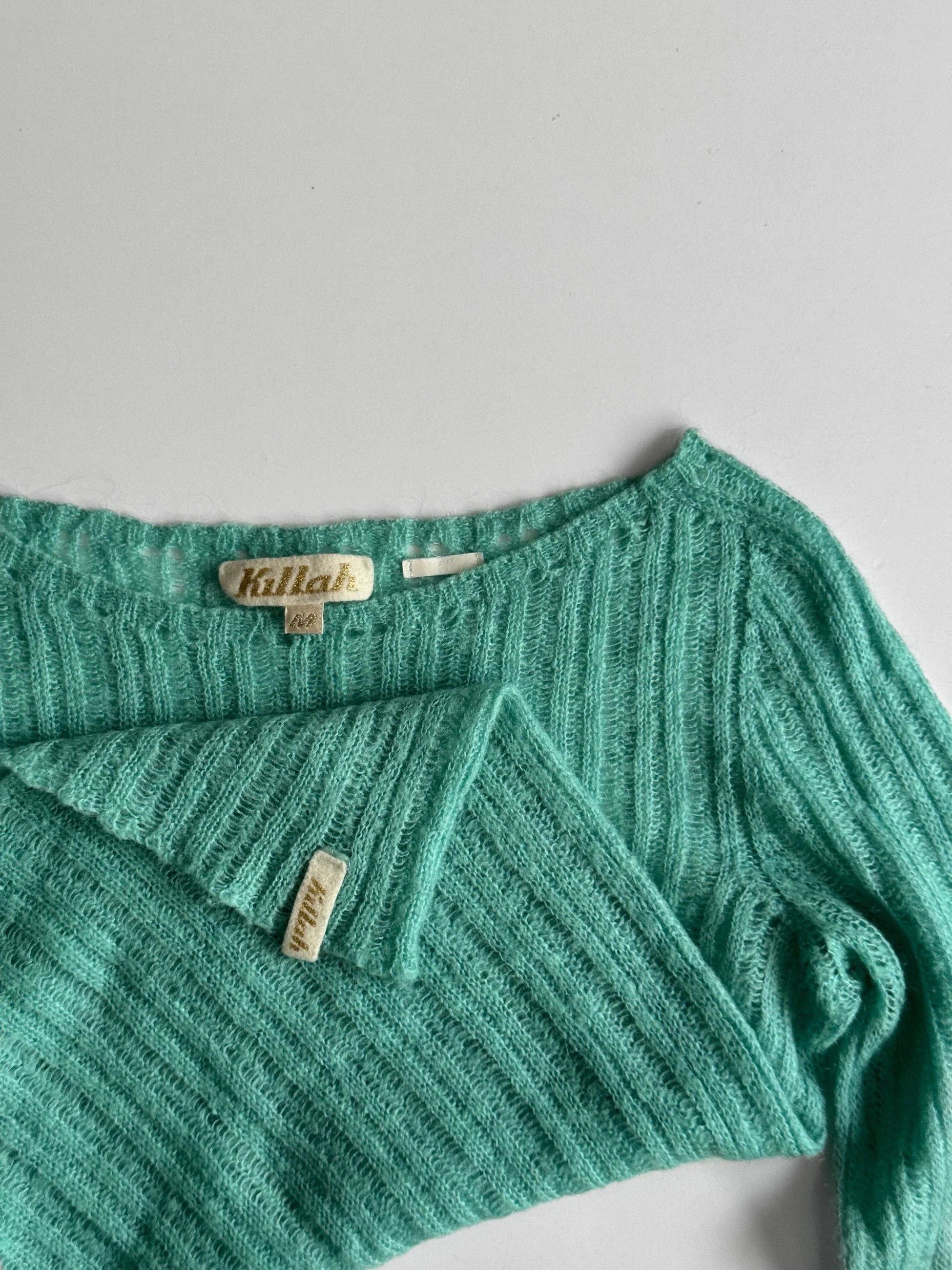 Killah Aqua Green Wool Sweater