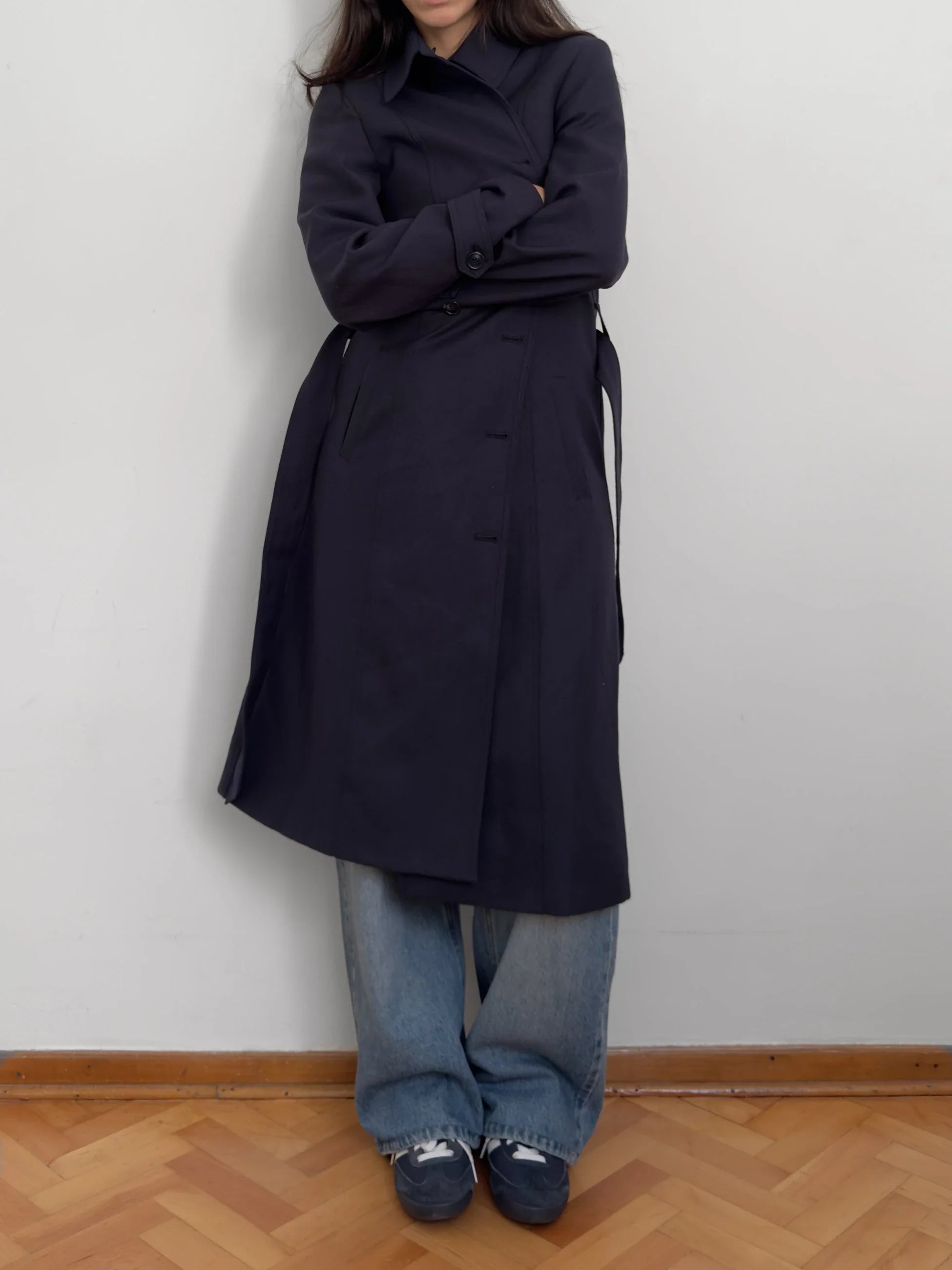 Navy Trench Coat