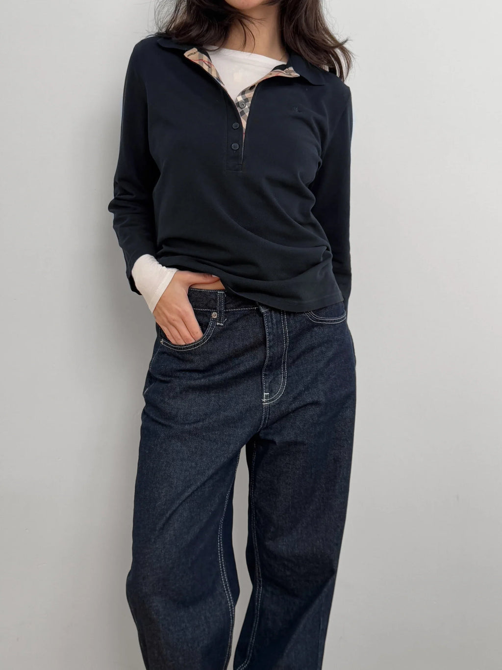Burberry Three-Quarter Sleeve Blouse