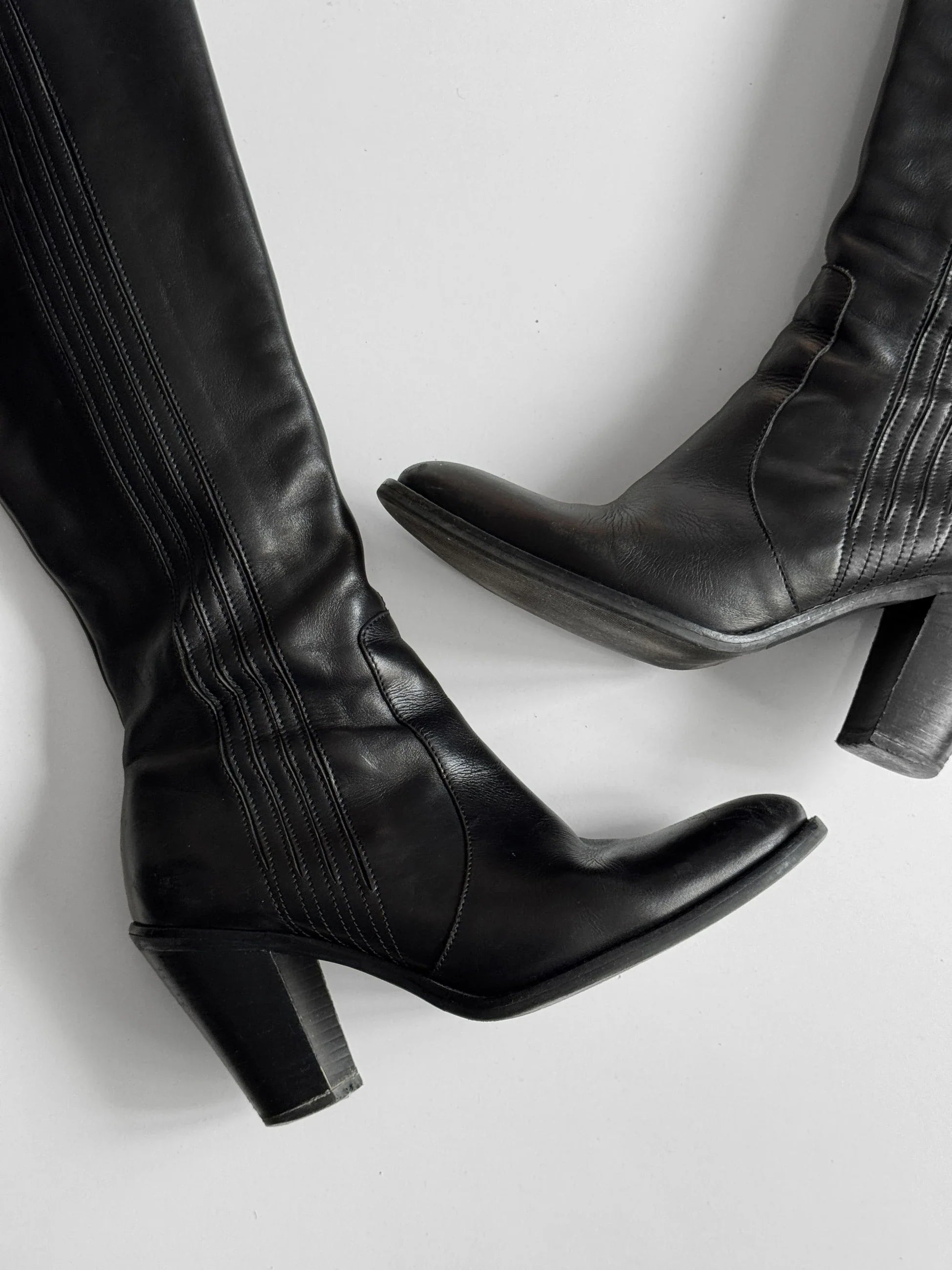 Black Leather Boots