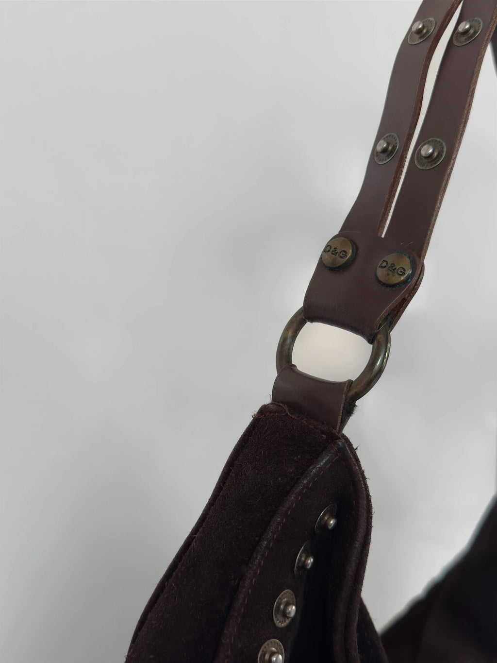 Dolce&Gabbana Brown Suede Bag