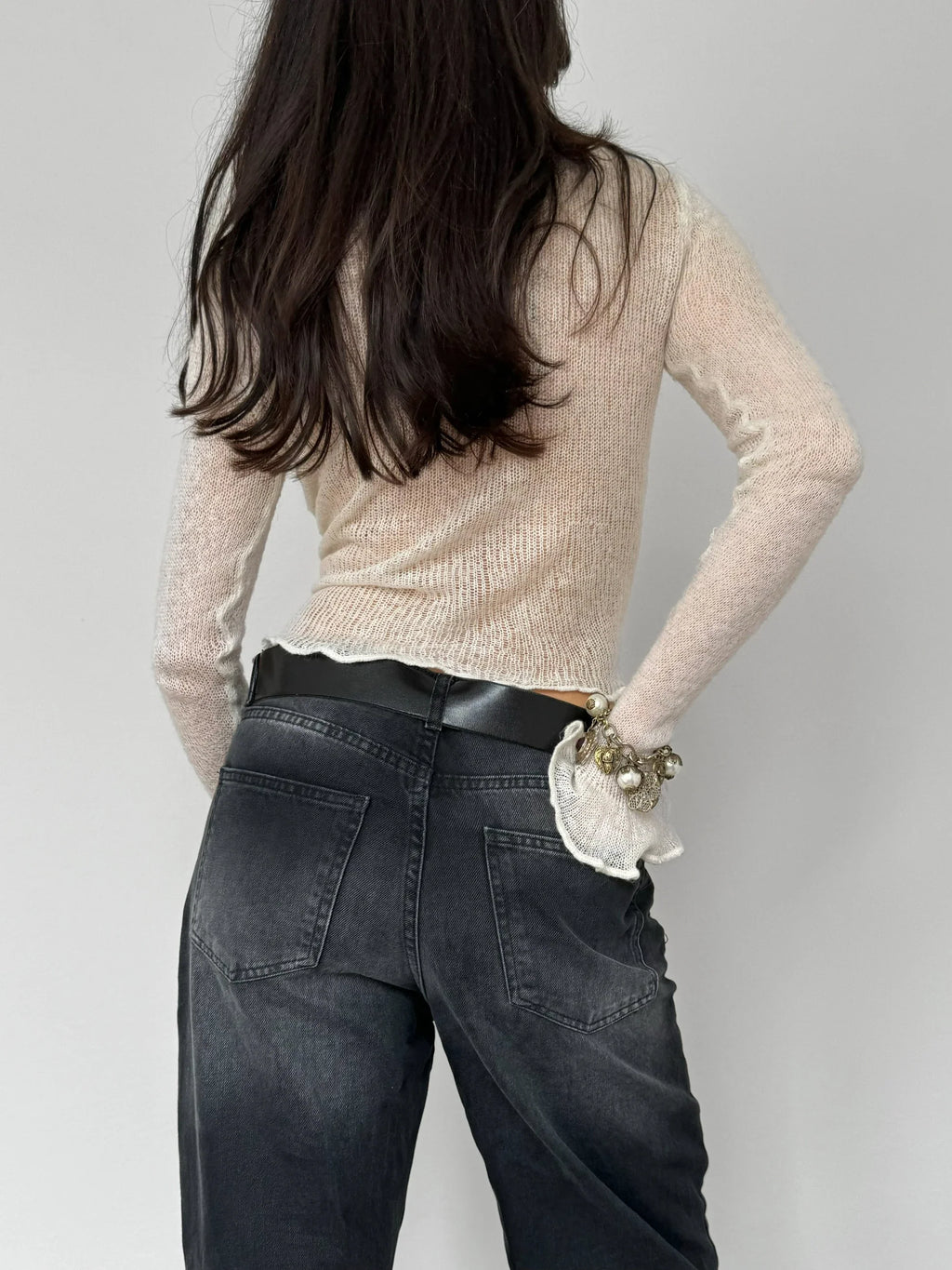 Cream Knit Cardigan