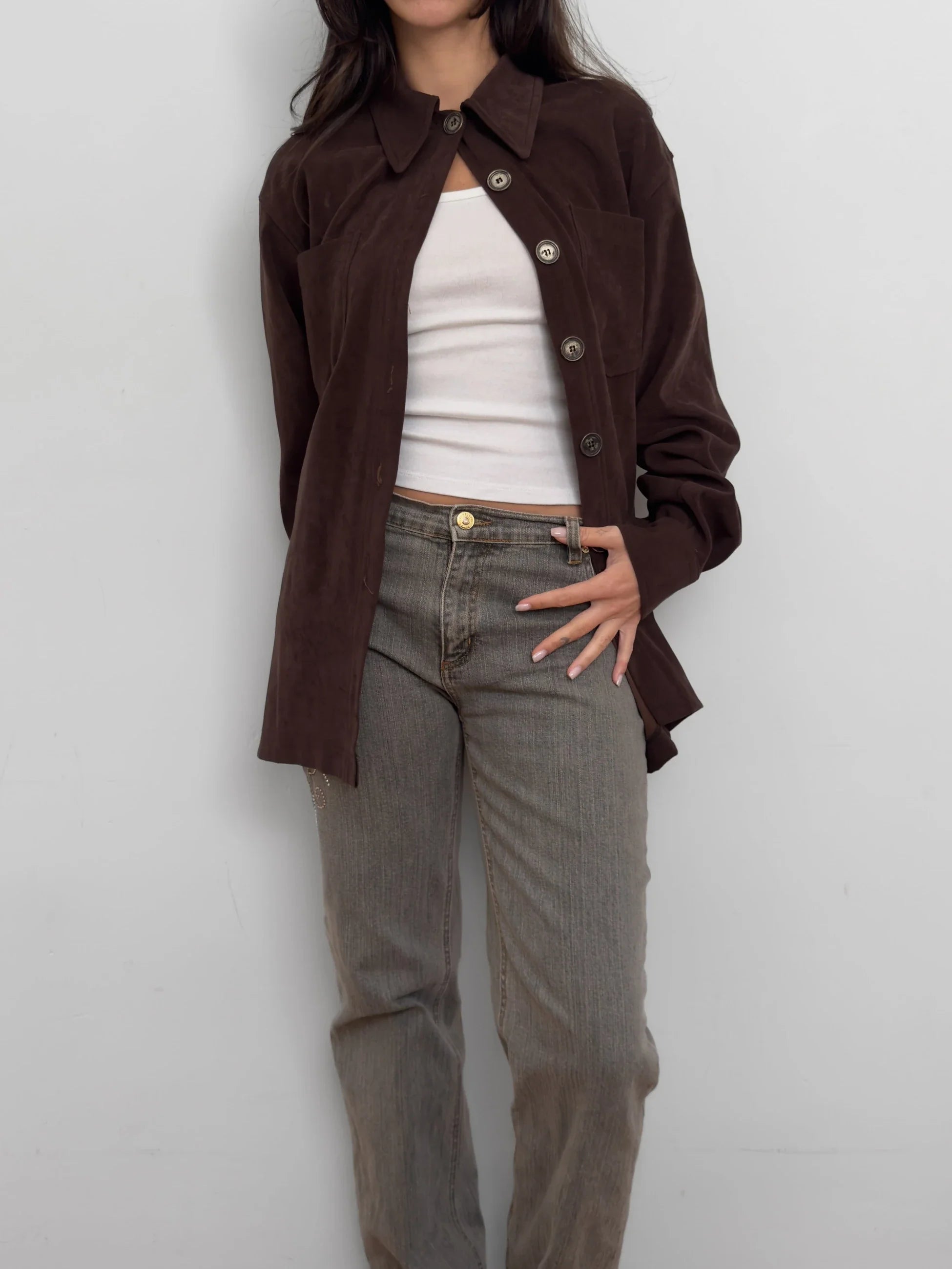 Brown Suede Jacket