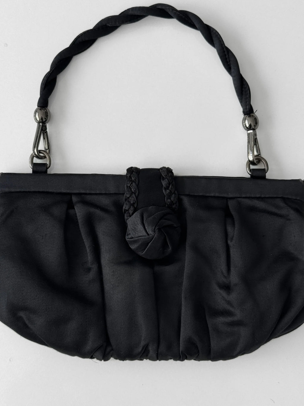 Black Satin Bag
