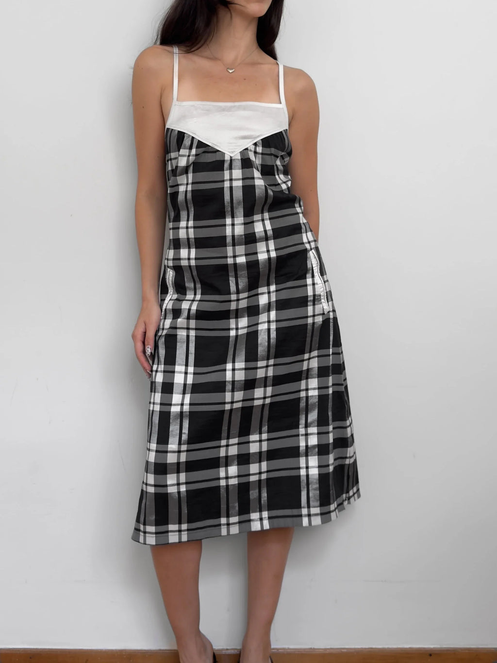 Satin Midi Dress