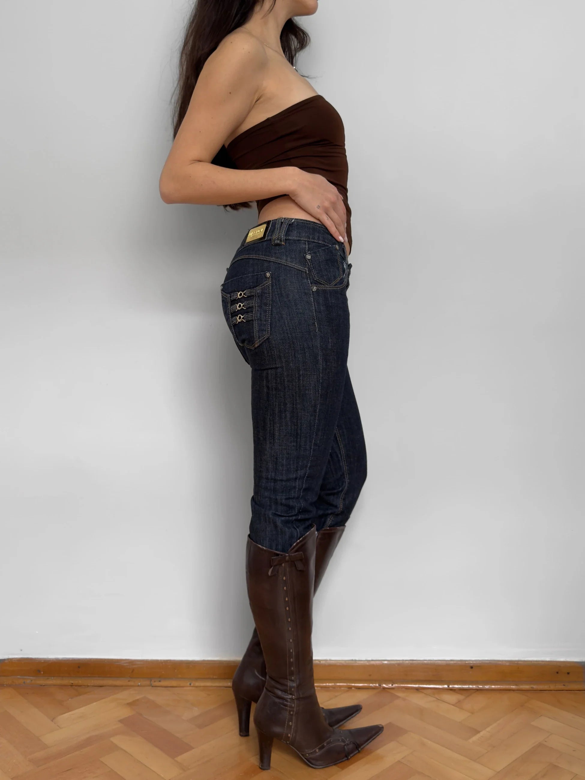 Miss Love Pocket-Detailed Trousers