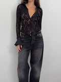 Black Lace Shirt