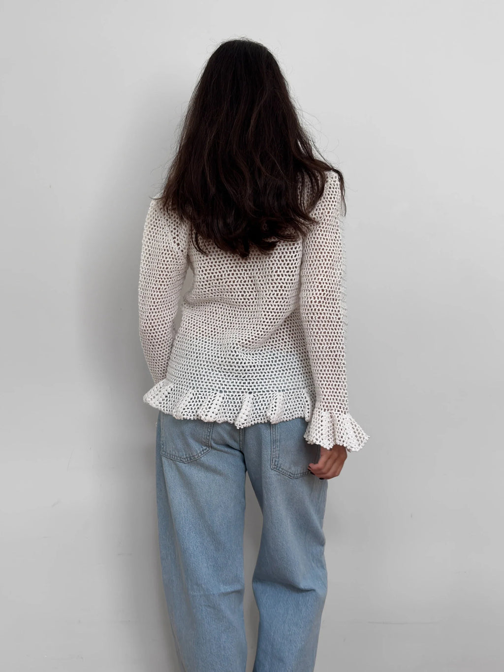 White Knit Cardigan