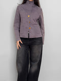 Lilac Denim Jacket