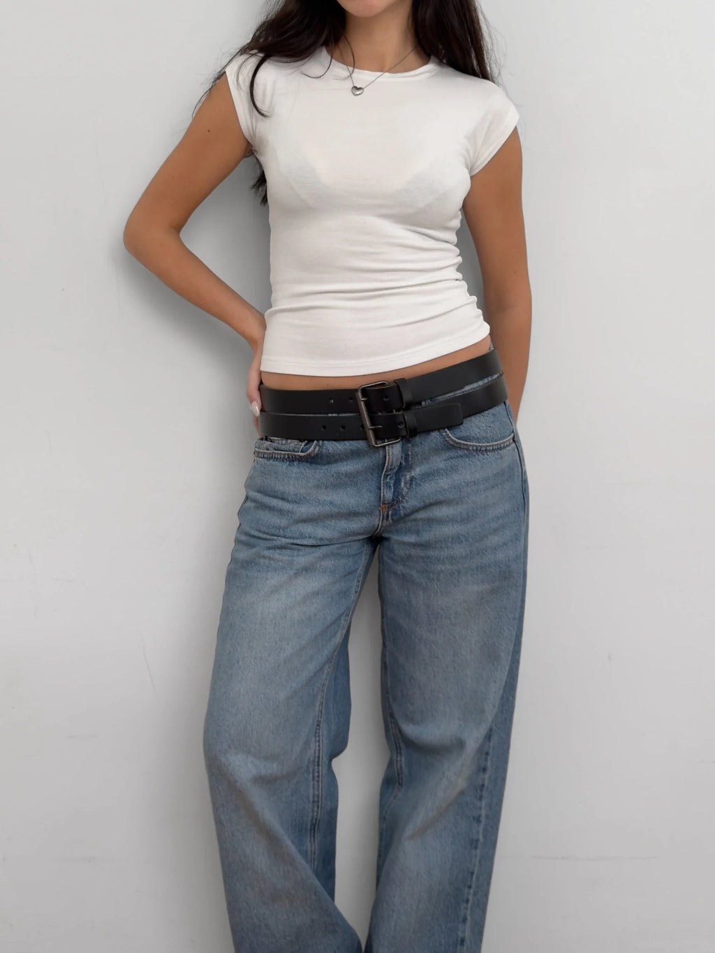 Double Leather Belt