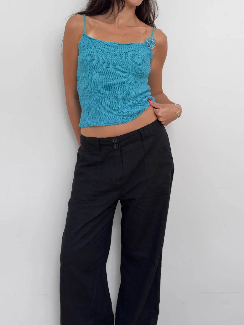 Hand-Knit Blouse