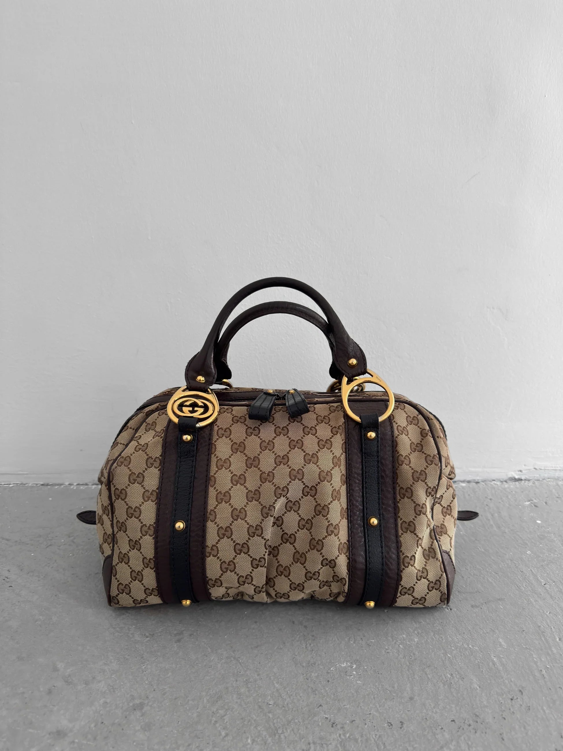 Gucci GG Canvas Boston Bag