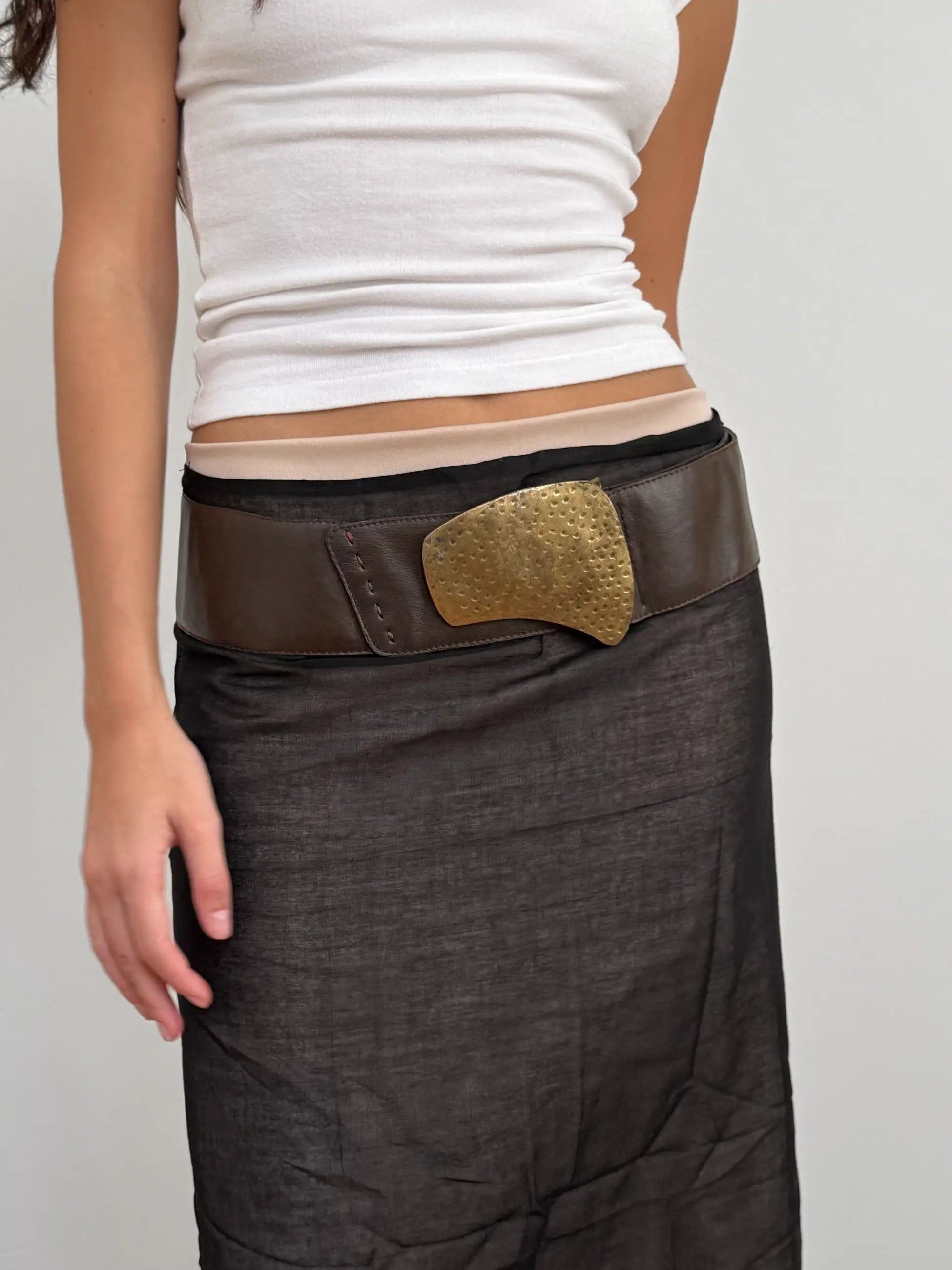 Khamsin Leather Belt