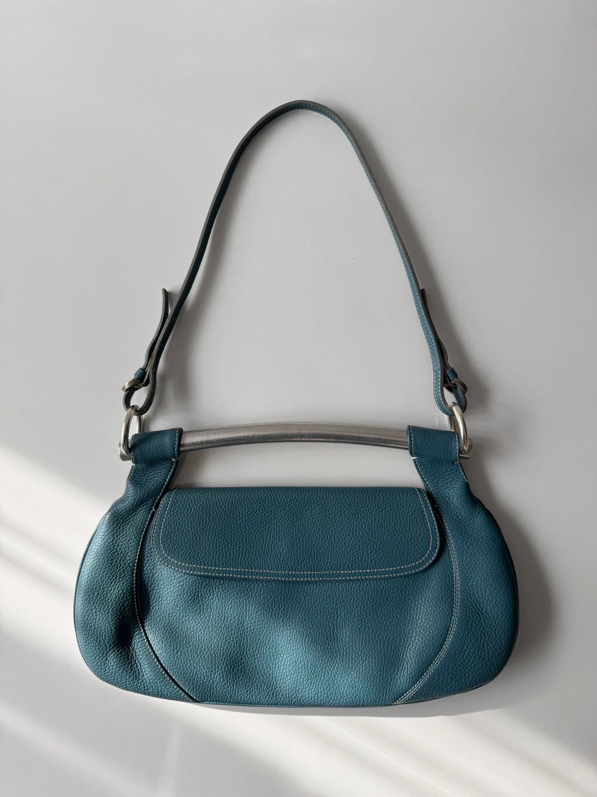 Blue Prada Bag