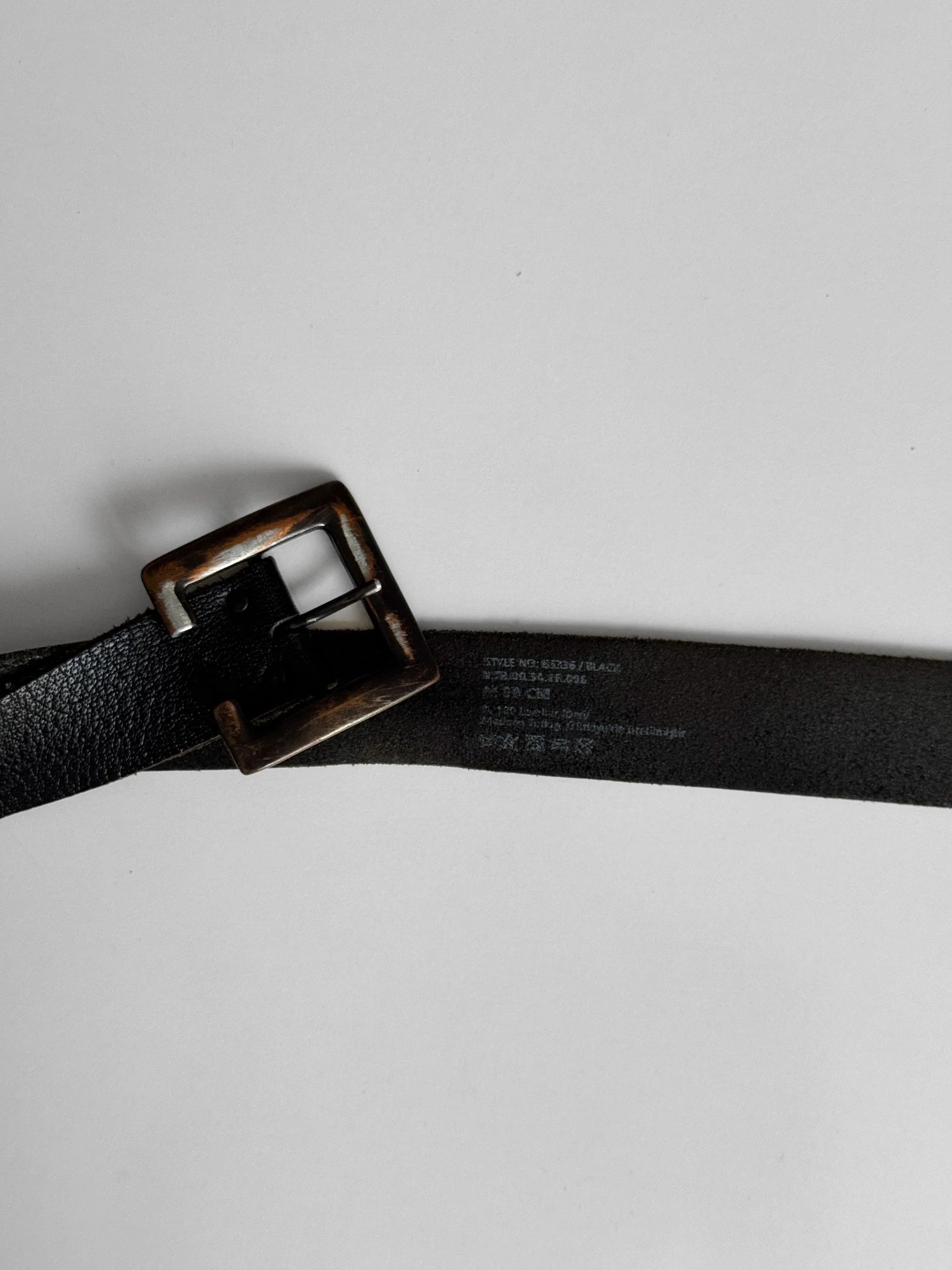 Black Leather Belt