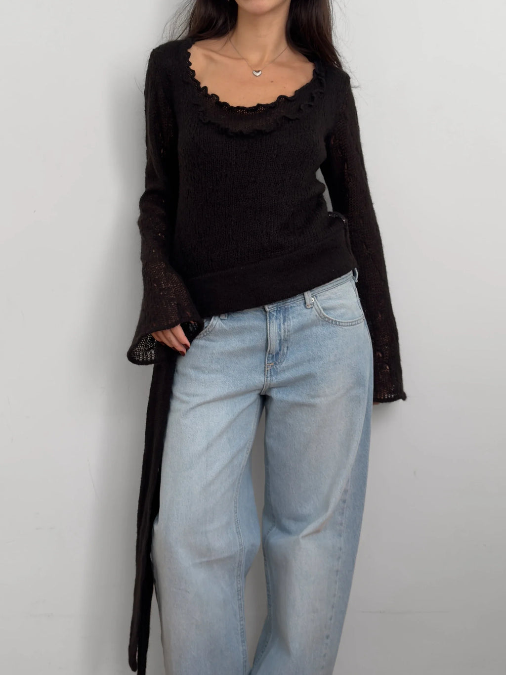 Black Mohair Sweater