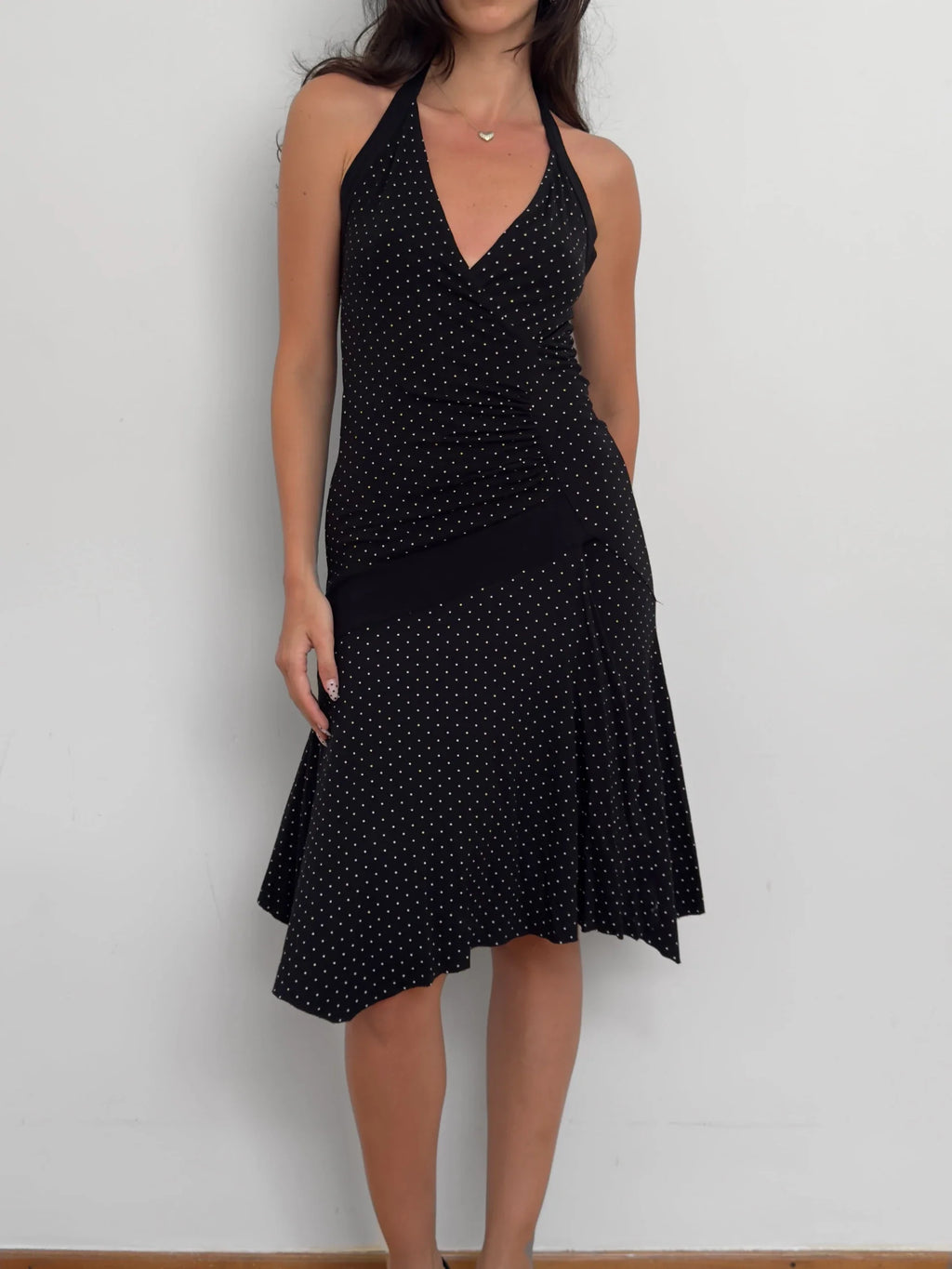 Polka Dot Midi Dress
