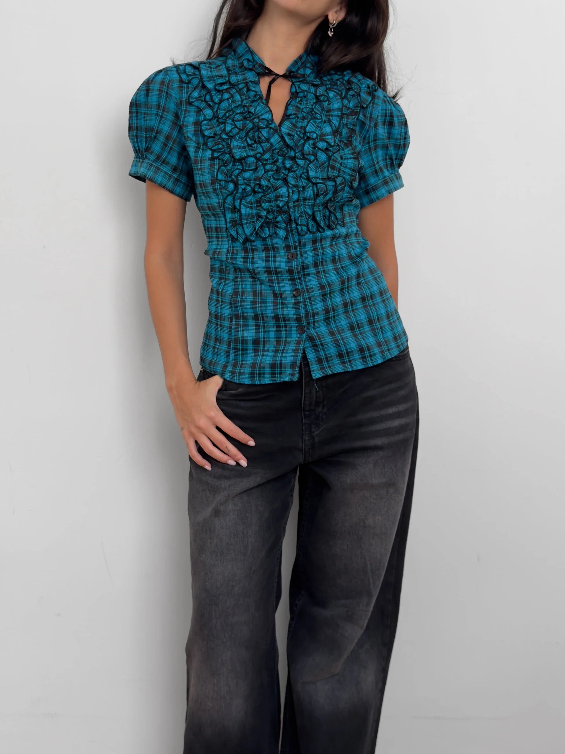 Blue Checked Shirt
