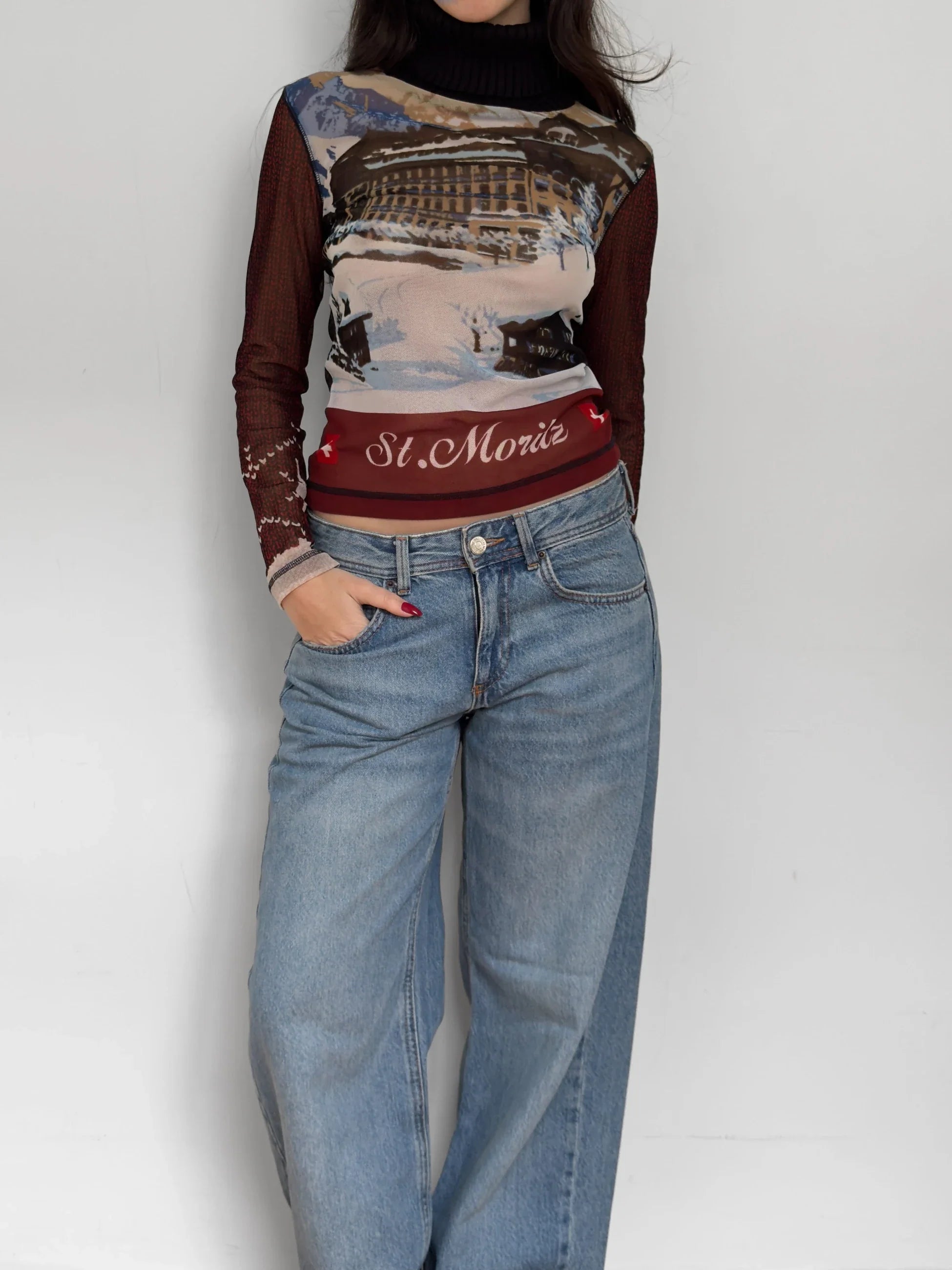 S. Oliver Tulle Sweater