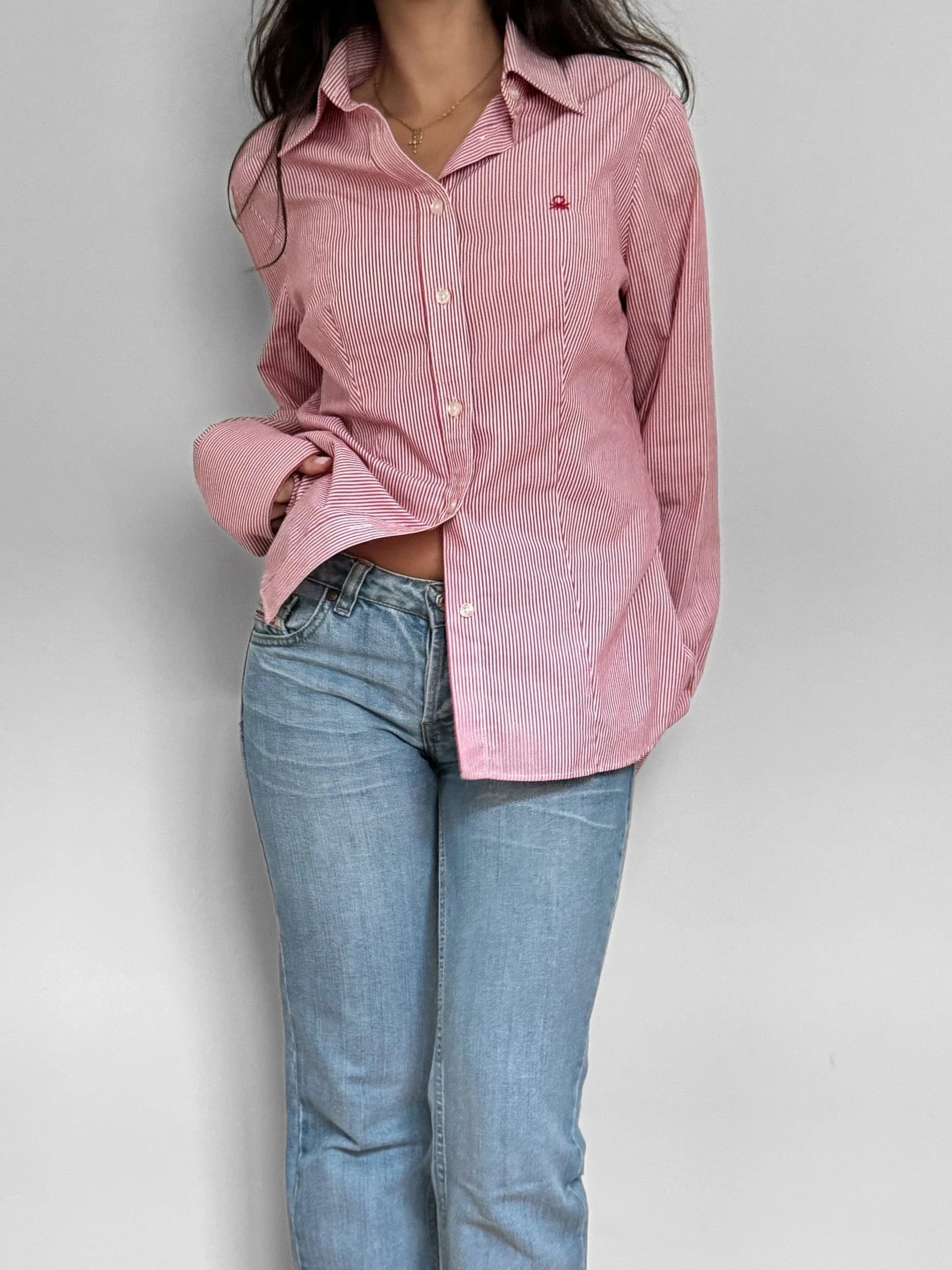 Benetton Striped Shirt