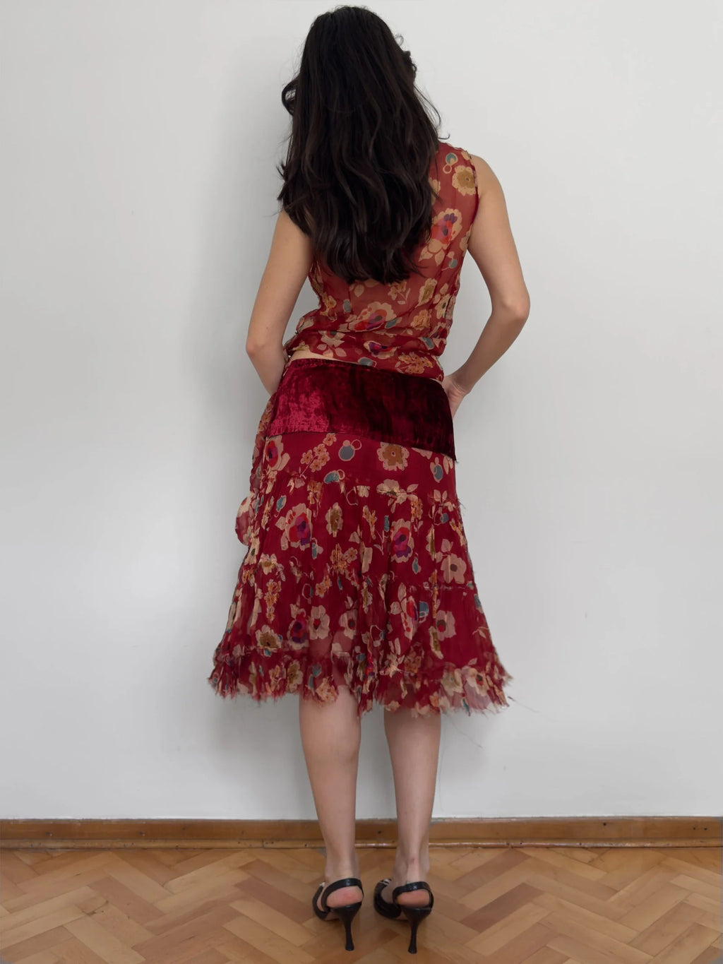 Floral Chiffon Set