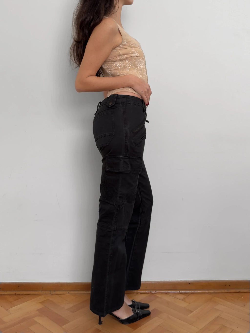 Black Kargo Trousers
