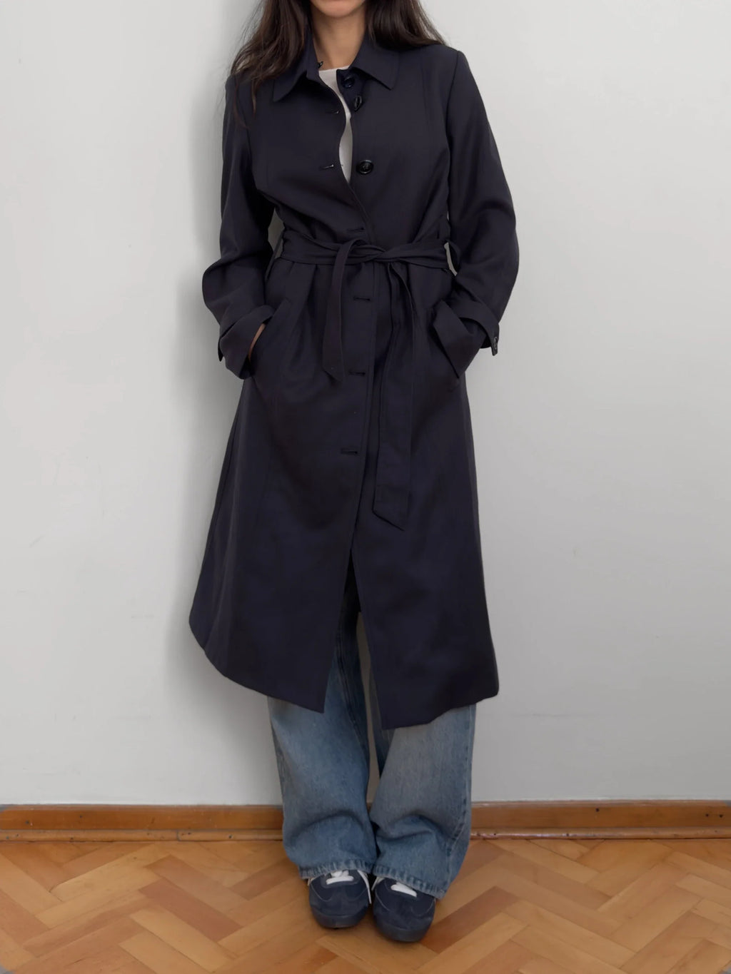 Navy Trench Coat