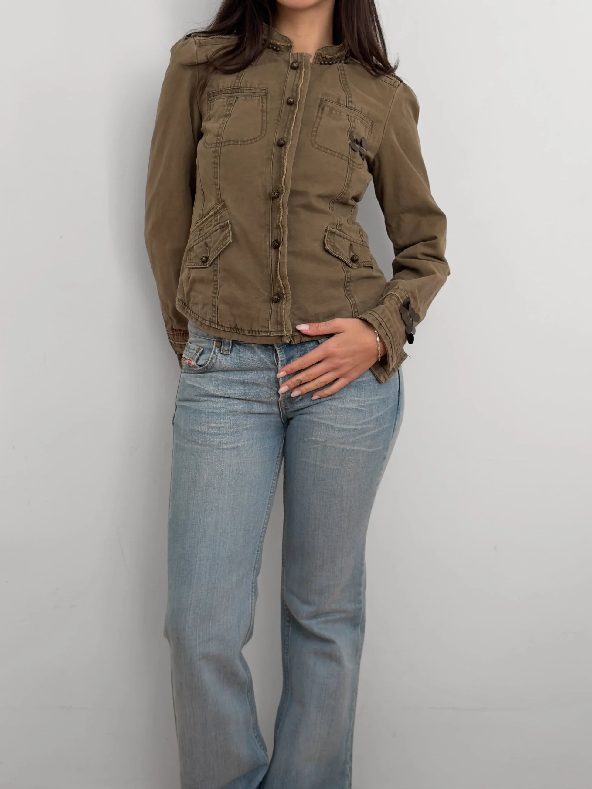 Khaki Military Jacket