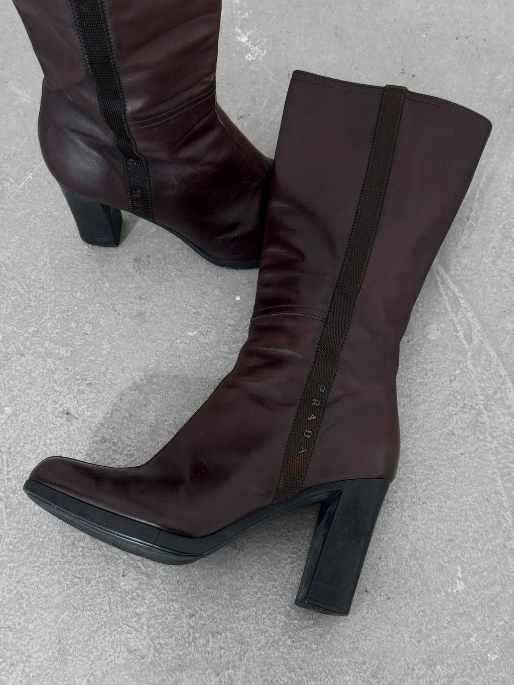 Prada Heeled Ankle Boots