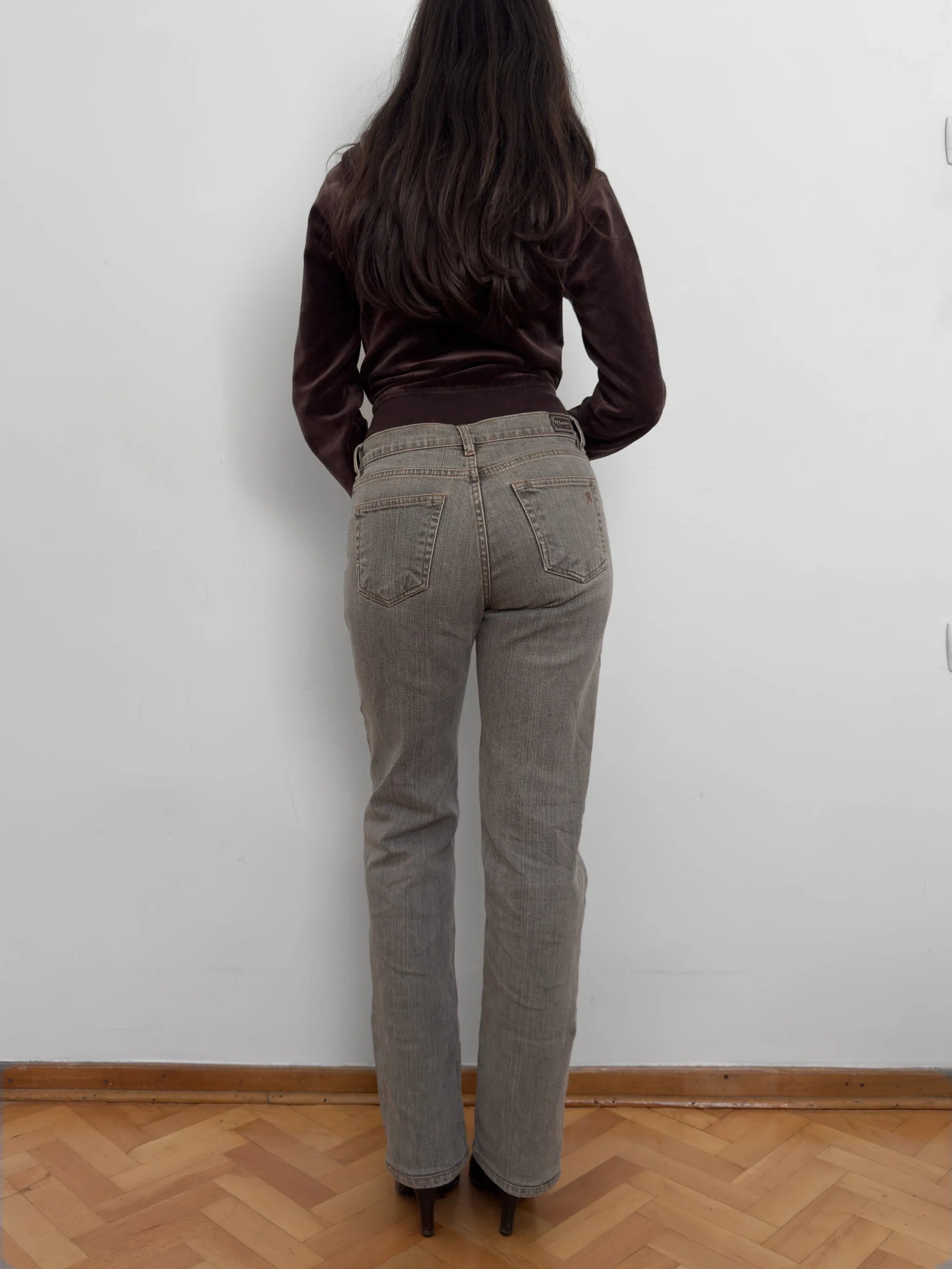 Stone-Detailed Jeans