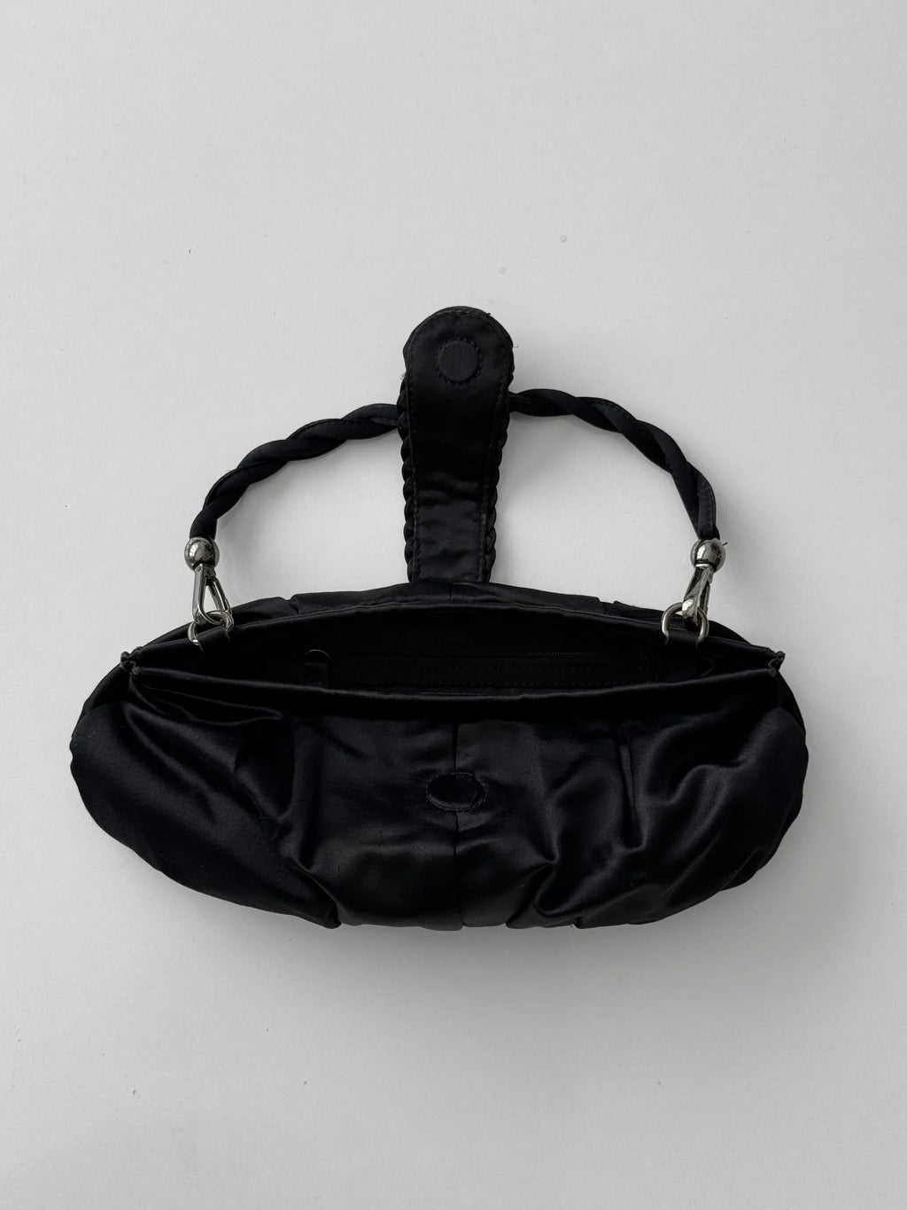 Black Satin Bag