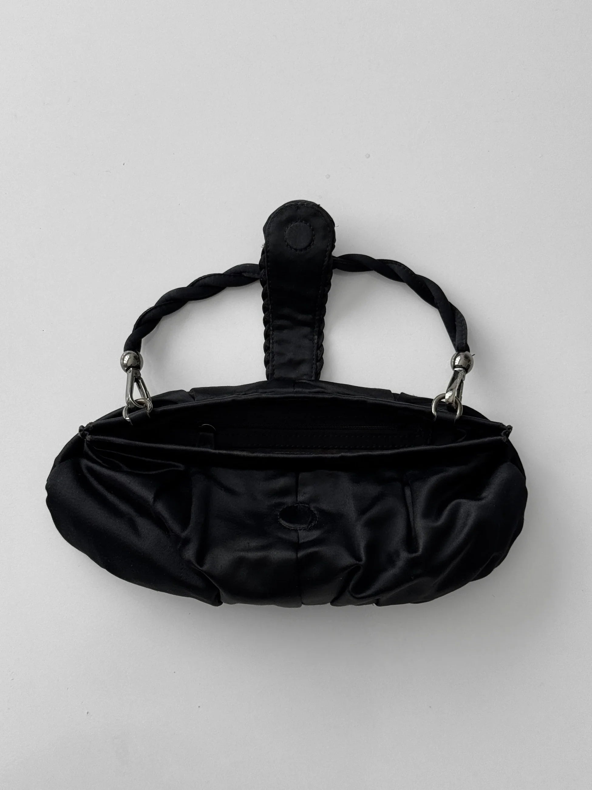 Black Satin Bag