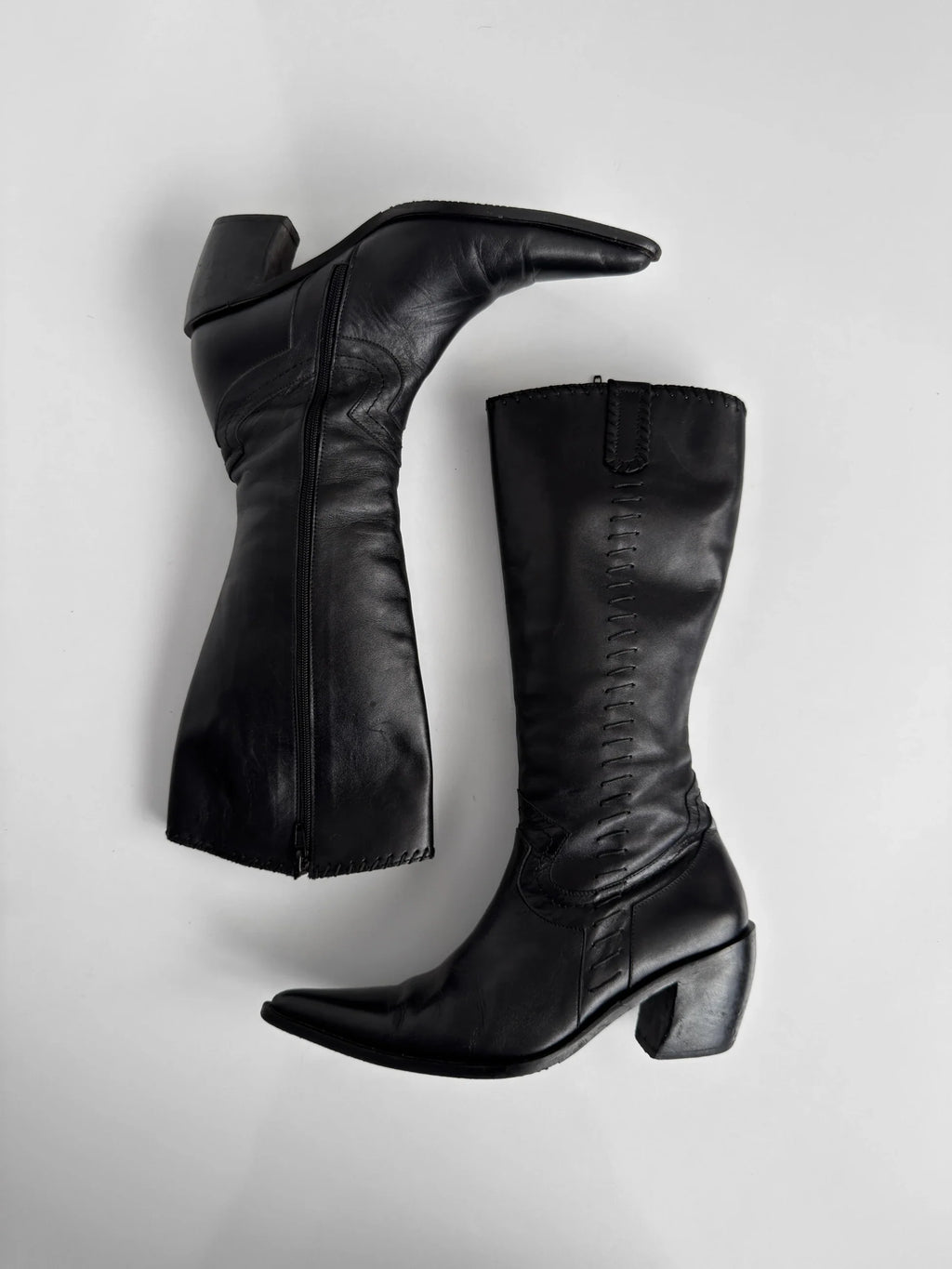 Black Leather Boots
