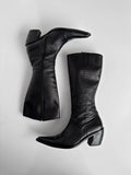 Black Leather Boots