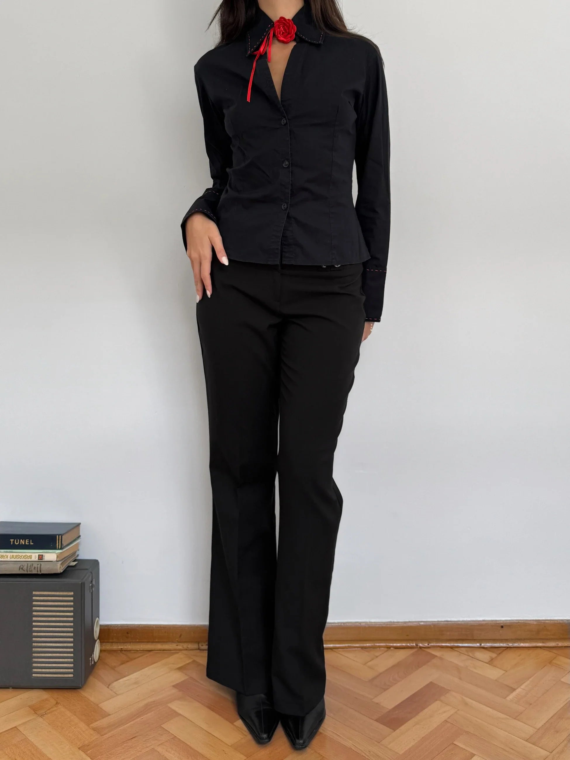 Contrast Stitched Shirt