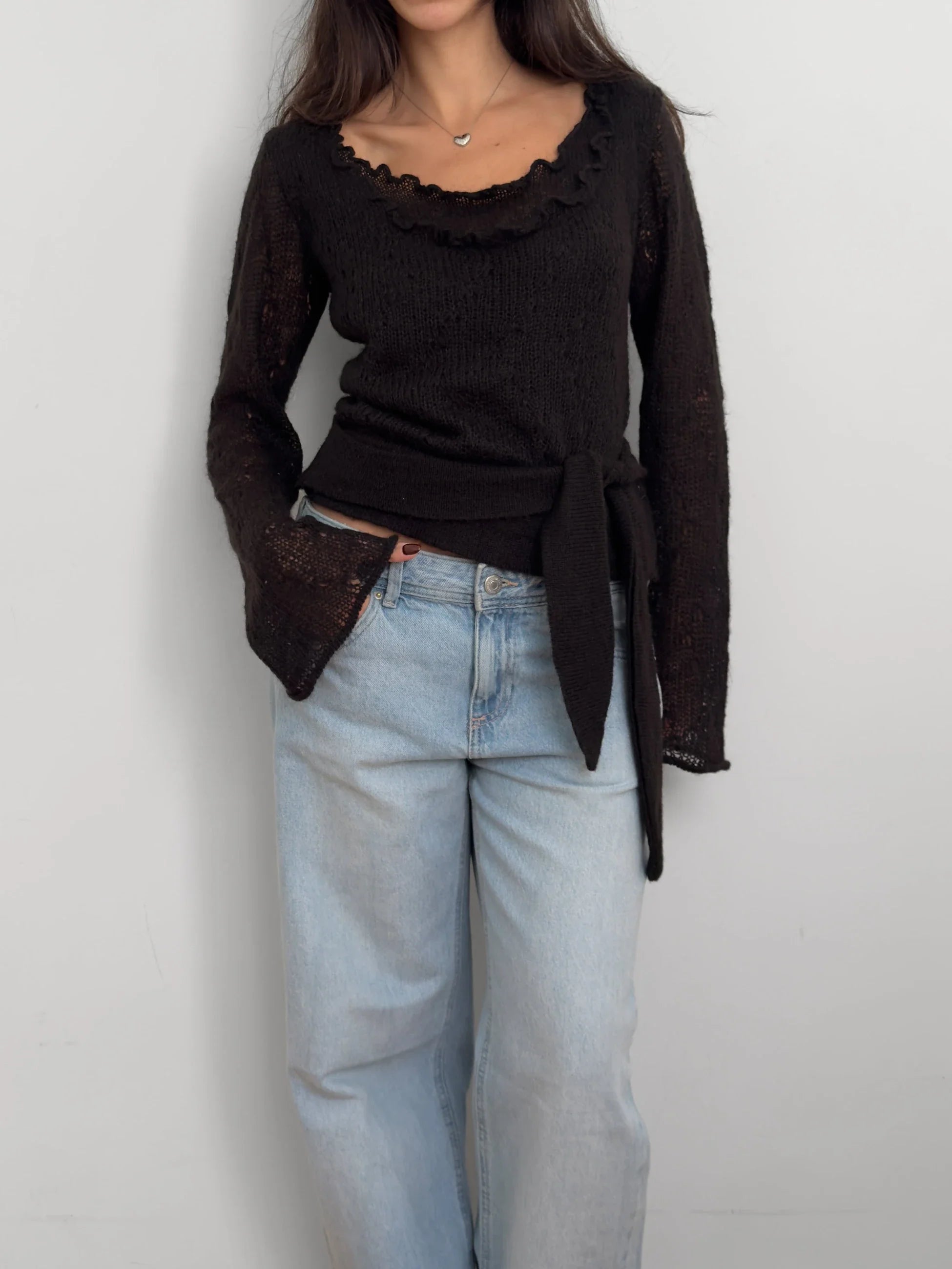 Black Mohair Sweater