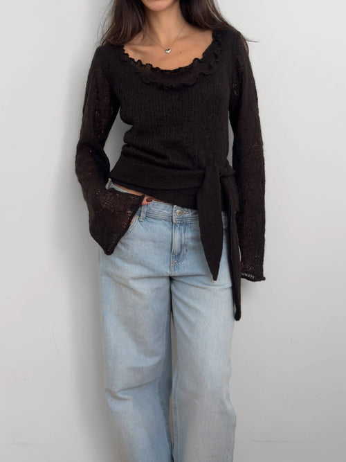 Black Mohair Sweater