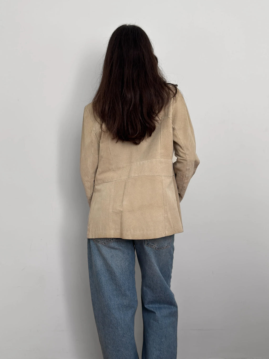 Beige Suede Jacket