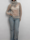 Grey Mohair Sweater