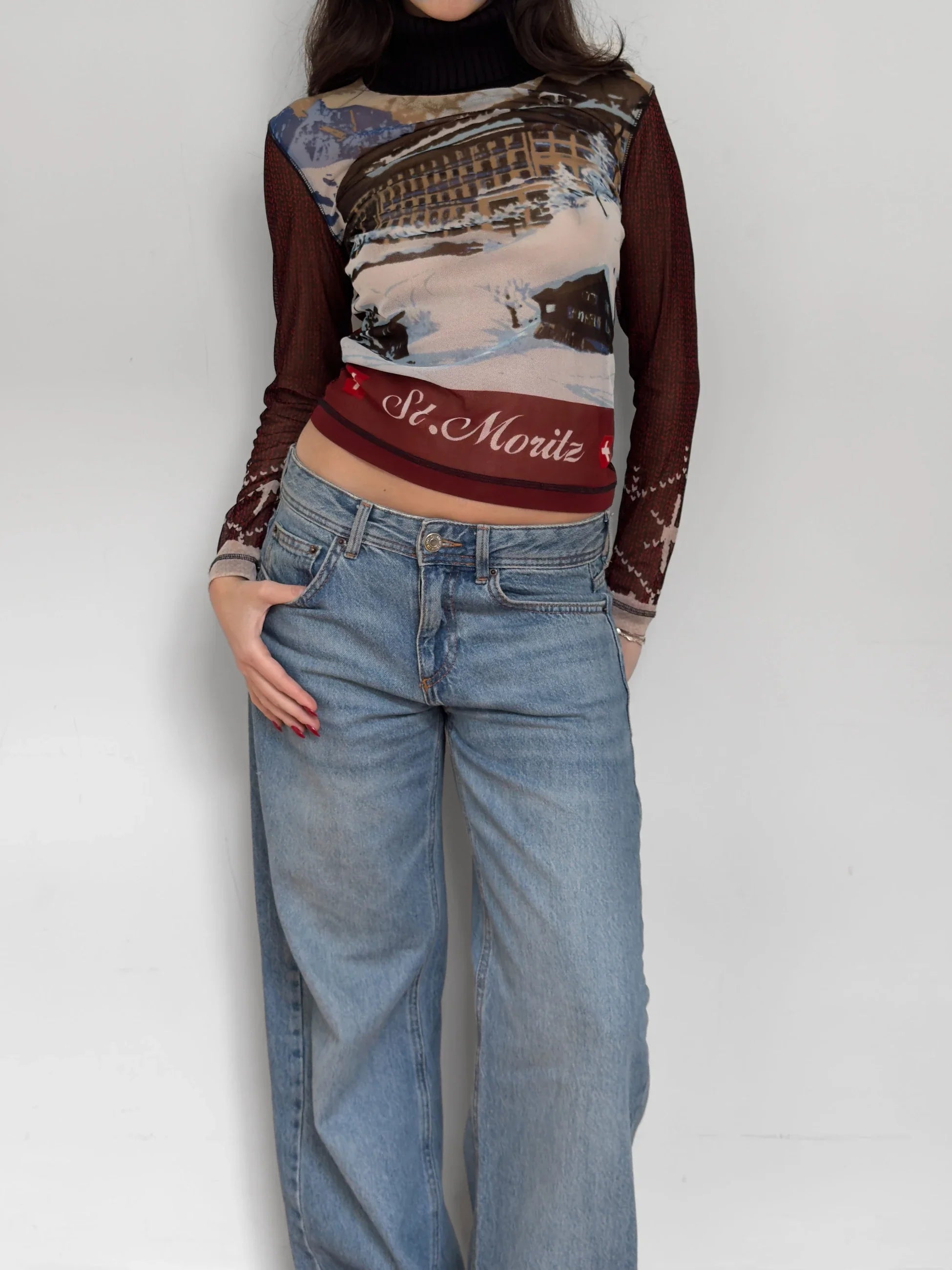 S. Oliver Tulle Sweater