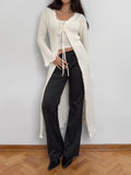 Long Wool Cardigan
