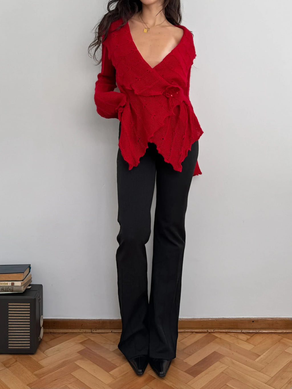 Red Wool Sweater
