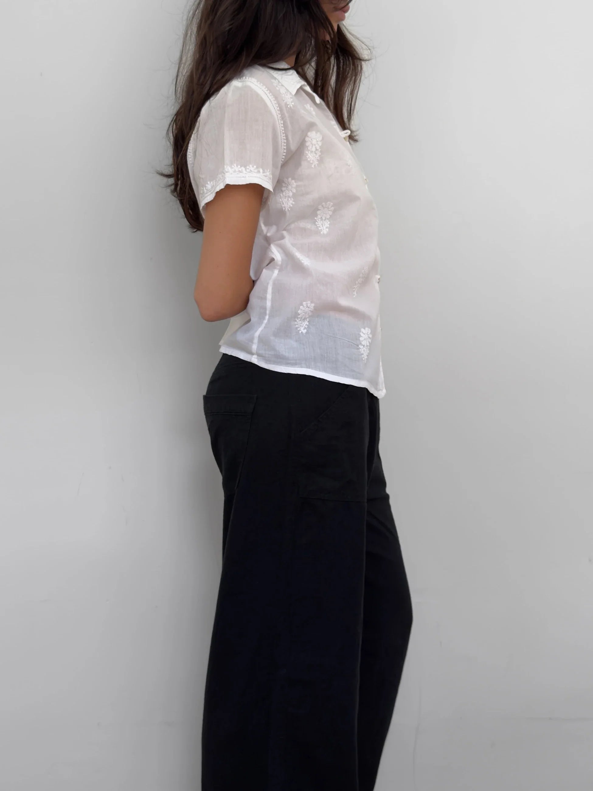 Embroidered Thin Shirt