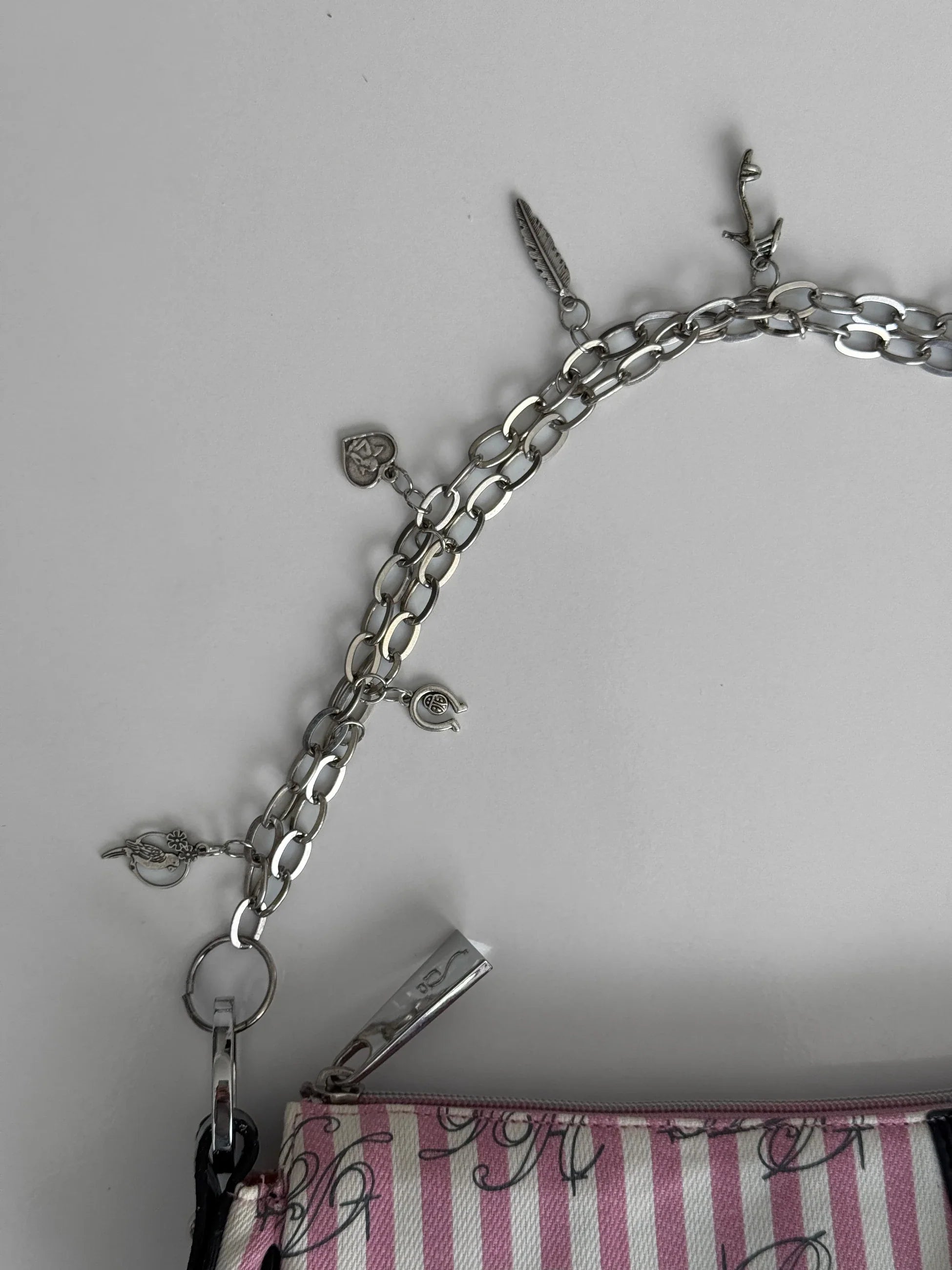 Charm-Detailed Shoulder Bag